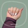 Pink Beige Handmade Press on Nails Handmade Press On nails Bergen County NJ LumiMani